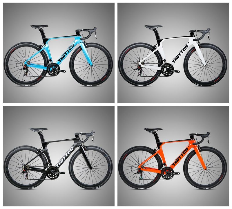2022 Newest R5 Carbon Fiber Road Bike 24 Speed Road Bicycle