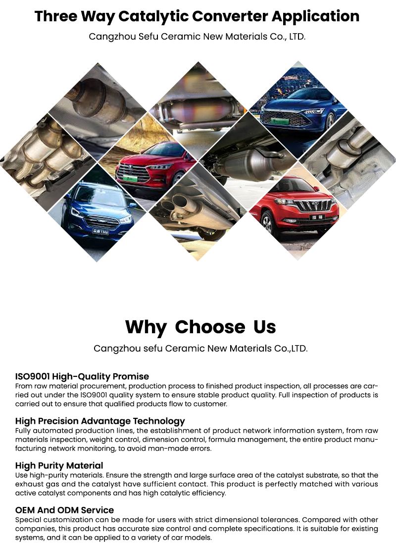 Sefu Three Way Catalytic Converter China 3 Way Catalytic Converter Suppliers Twc Catalytic Converter OEM ODM Custom Wholesale 3 Catalytic Converters