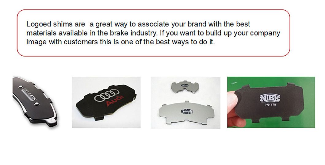 3m Woven Rubber Brake Pad Shim Anti-Noise Shim for Car