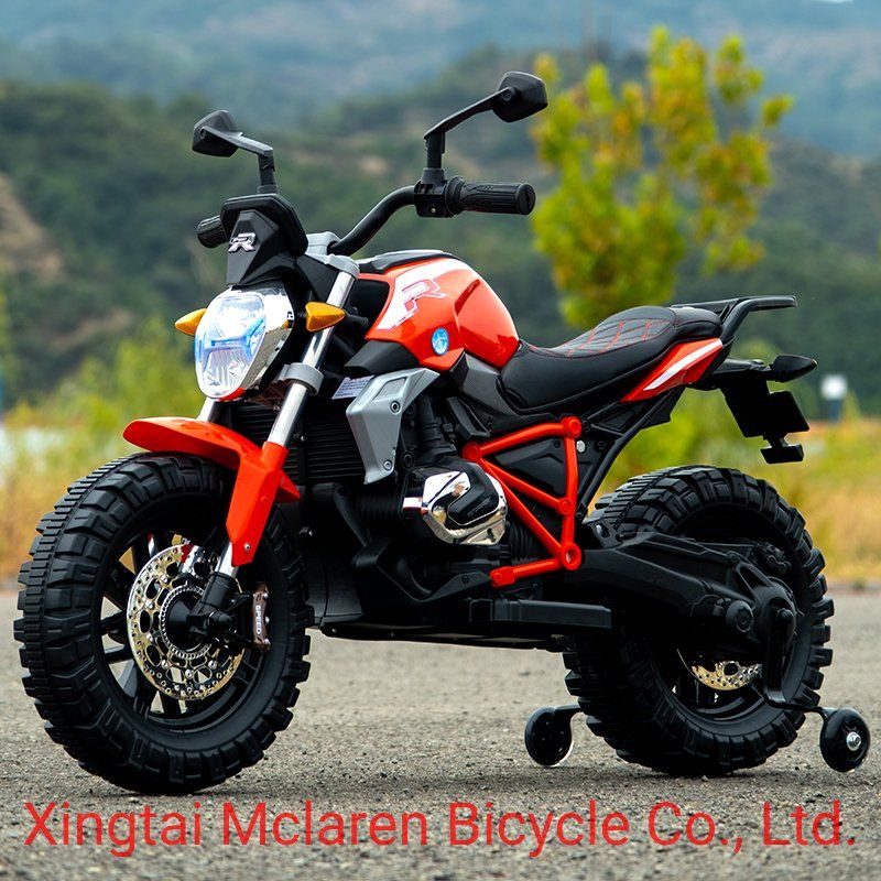 Wholesale Kids 4 Wheels Ride Cycle Toys Children Motorcycle with Training Wheels