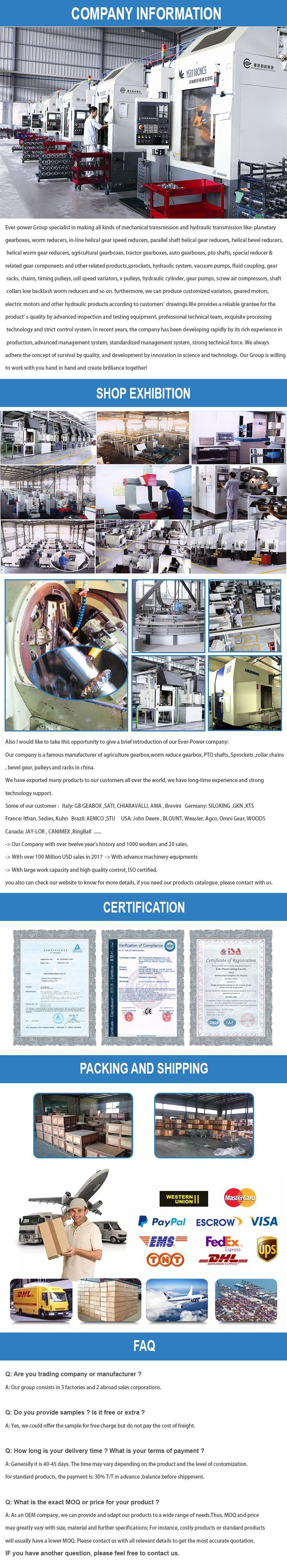 Worm Agricultural Machinery Gearbox Motor Car Tractor Precision Small Transmission Bearing Reducer Bevel Helical Reverse Gearbox Engine