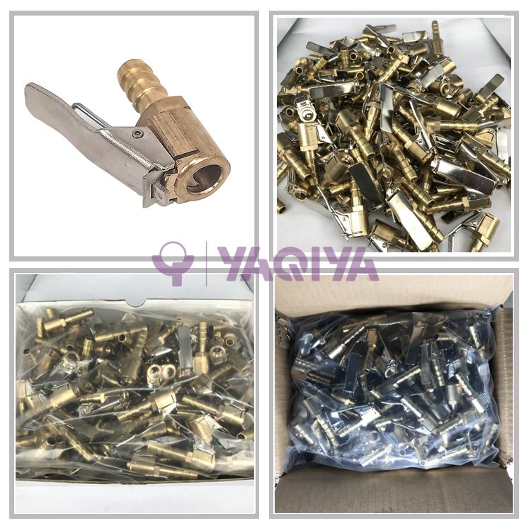High Quality in Customize Tire Brass Straight Clip-on Air Chuck