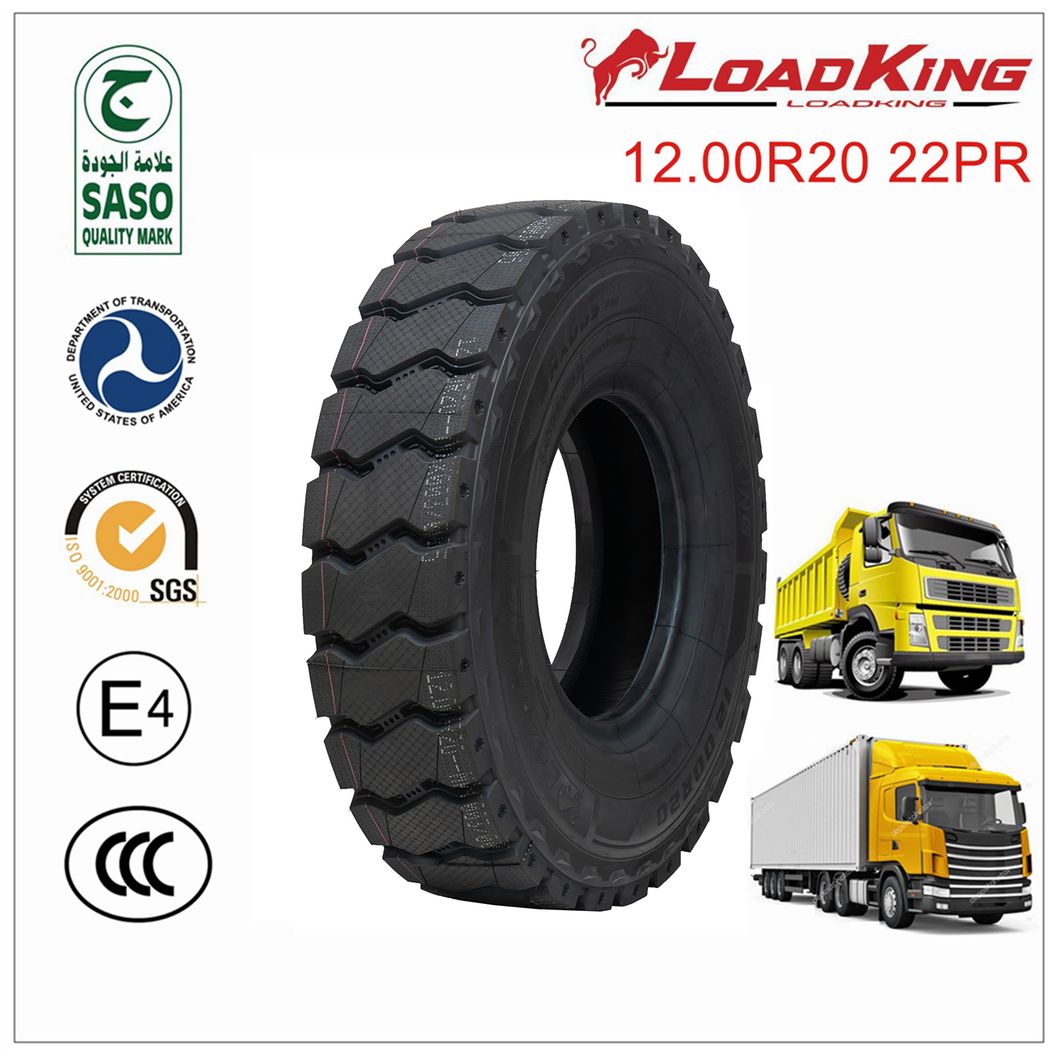 Loadking Brand 12r22.5 Good Traction Drive Position R22.5 Tire with High Grip