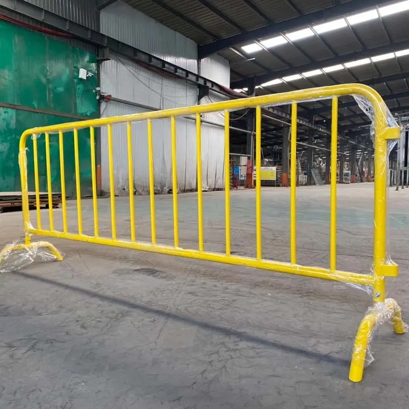 Removable 32mm Railing Fence Panel Road Construction Fencing Crowd Control Barrier Temporary Fence for Public Events/Sports Events/Outdoor Festivals