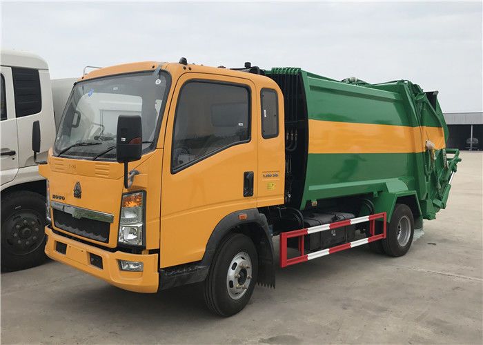 HOWO 4X2 8m3 Garbage Compactor Truck 5tons Waste Collector Truck Compressed Garbage Truck
