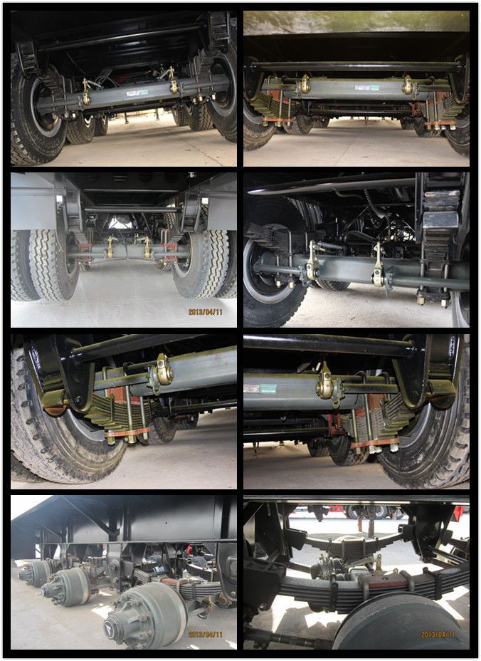 Double Axis 35tons-50ton Sand Transporting Rear Tipping Semi Trailer