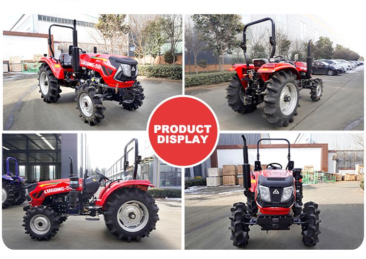 Mini Orchard Tractor Small Four Wheel Farm Crawler Paddy Lawn Tractor
