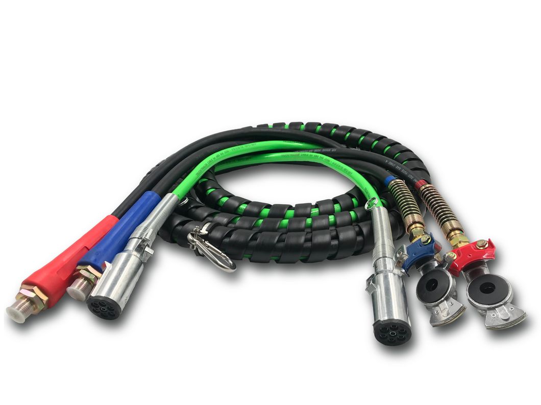15 FT - 3 in 1 Air Power Brake Hose Assembly &amp; Electrical