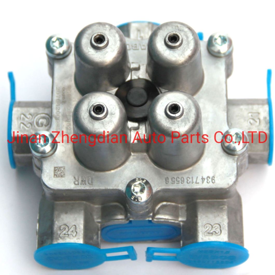 5204310306 Wg9000360523 93471444030 9347136556 Four Circuit Protection Valve for Beiben North Benz Sinotruk HOWO Sitrak Shacman FAW Foton Hongyan Camc Truck