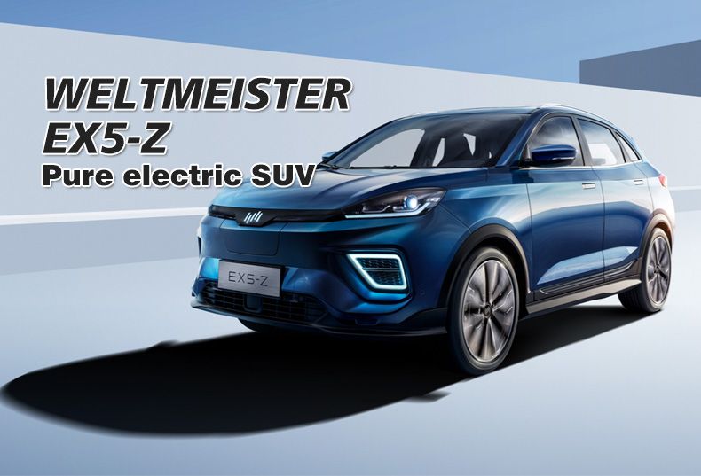 New Electric Vehicle 2022 Weltmeister Ex5 Fun Openable Sunroof English System Dashboard Wm Ex5 High Speed 2023 New Model