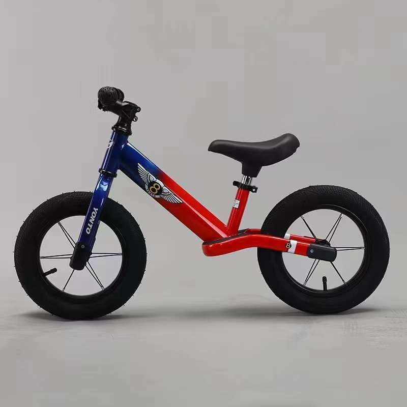 2022 New Two Colorful Painting Balance Bike for Outside Toys 3-8 Year Old Kids
