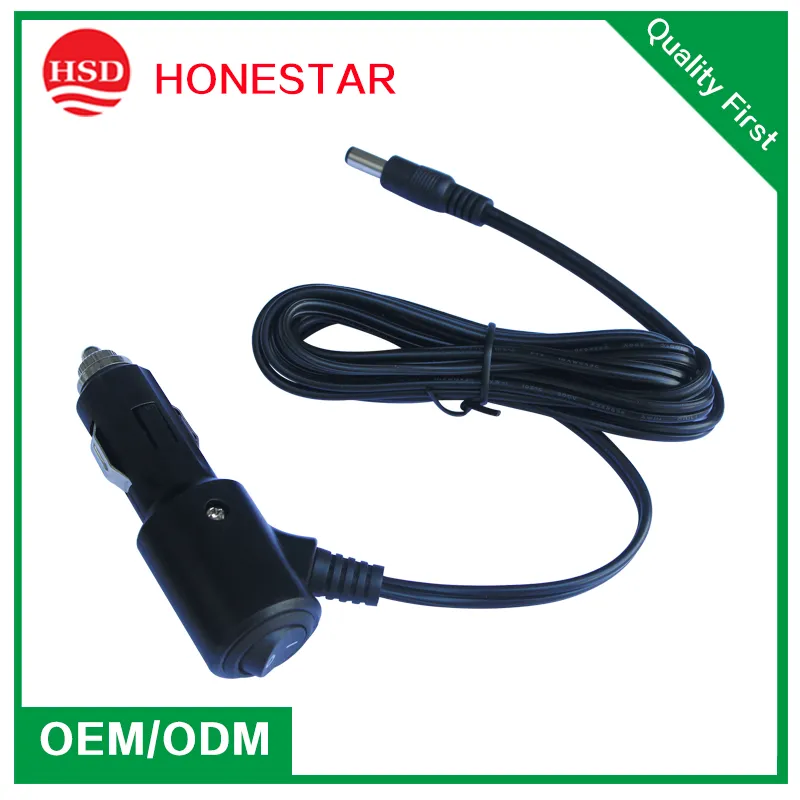 2020 Latest 12V/24V Car Cigarette Lighter with on/off Switch
