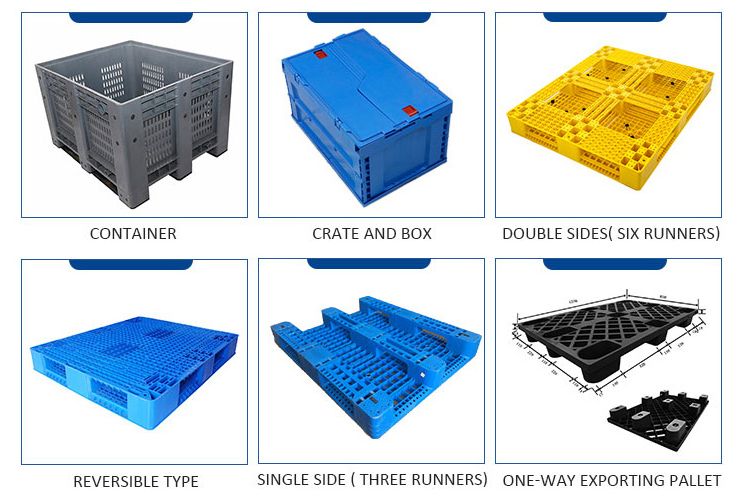130X110cm HDPE Reversible Plastic Pallet