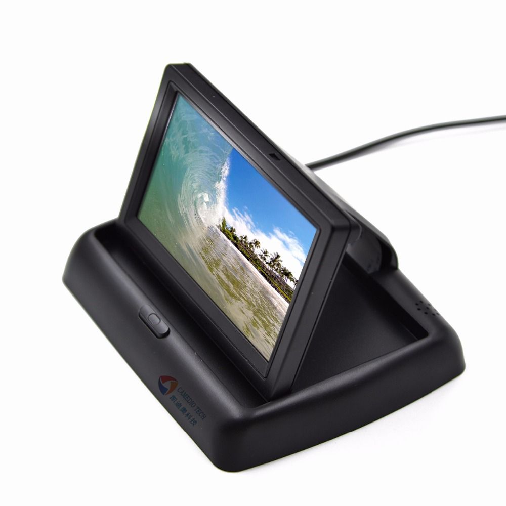 4.3&quot; LCD Display Monitor with European License Plate Frame Camera