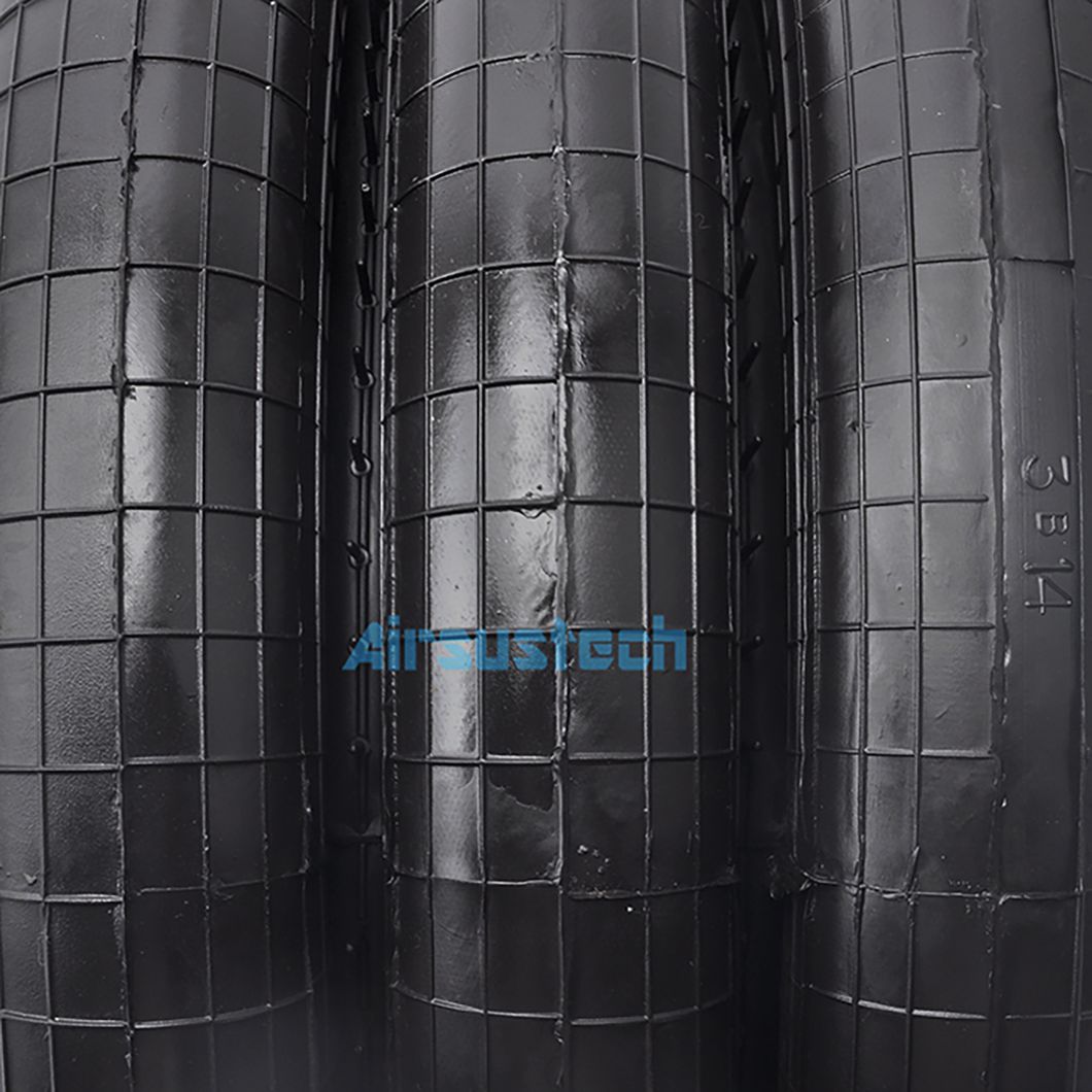 Goodyear Helper Airbag 3b14-374 Triple Convoluted Rubber 57893237400000 Cylinder Bellows