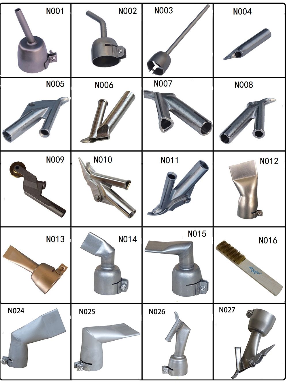 Welding Mouth Nozzles Speed Round Shape Welder Nozzle for PVC Hot Heat Air Gun Weld Tip Plastic Vinyl Welder