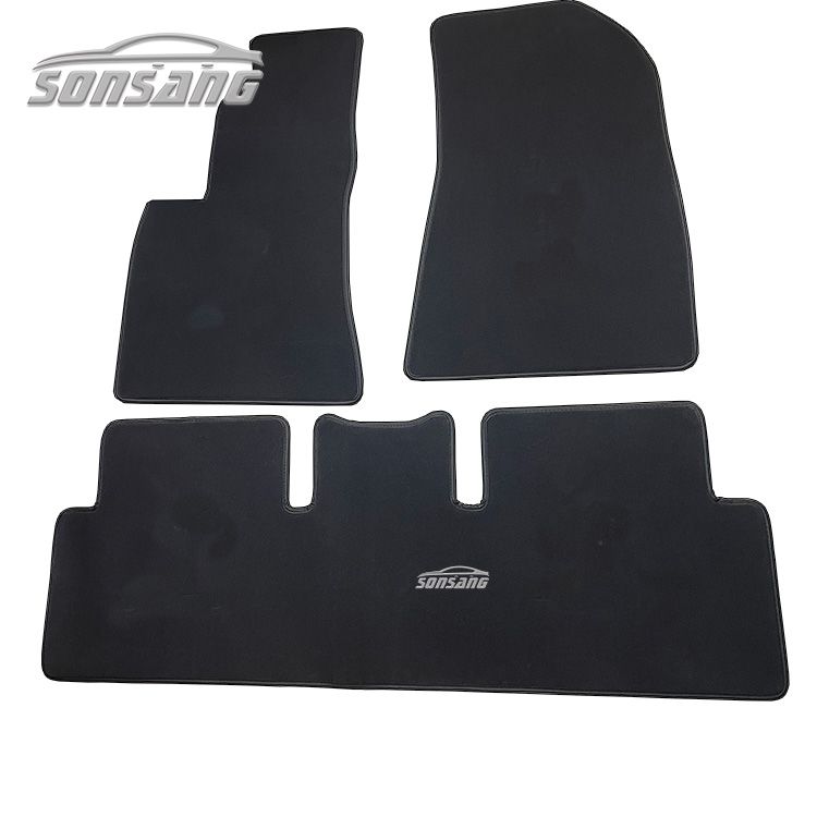 Custom Size High Grade Cut Pile Car Carpet Mat for Model Y