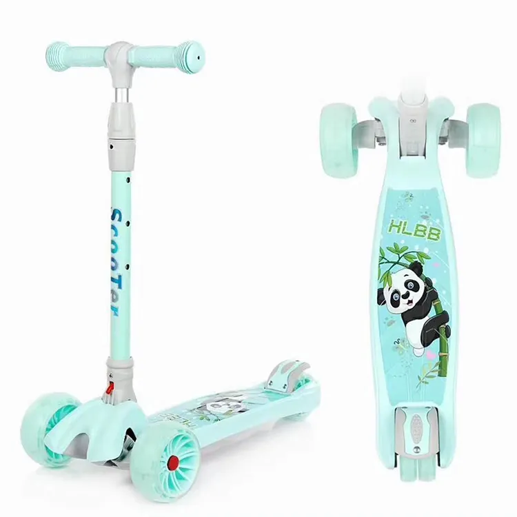 Flexible Kick Scooter for Kids Gift Wide Deck Adjustable Height