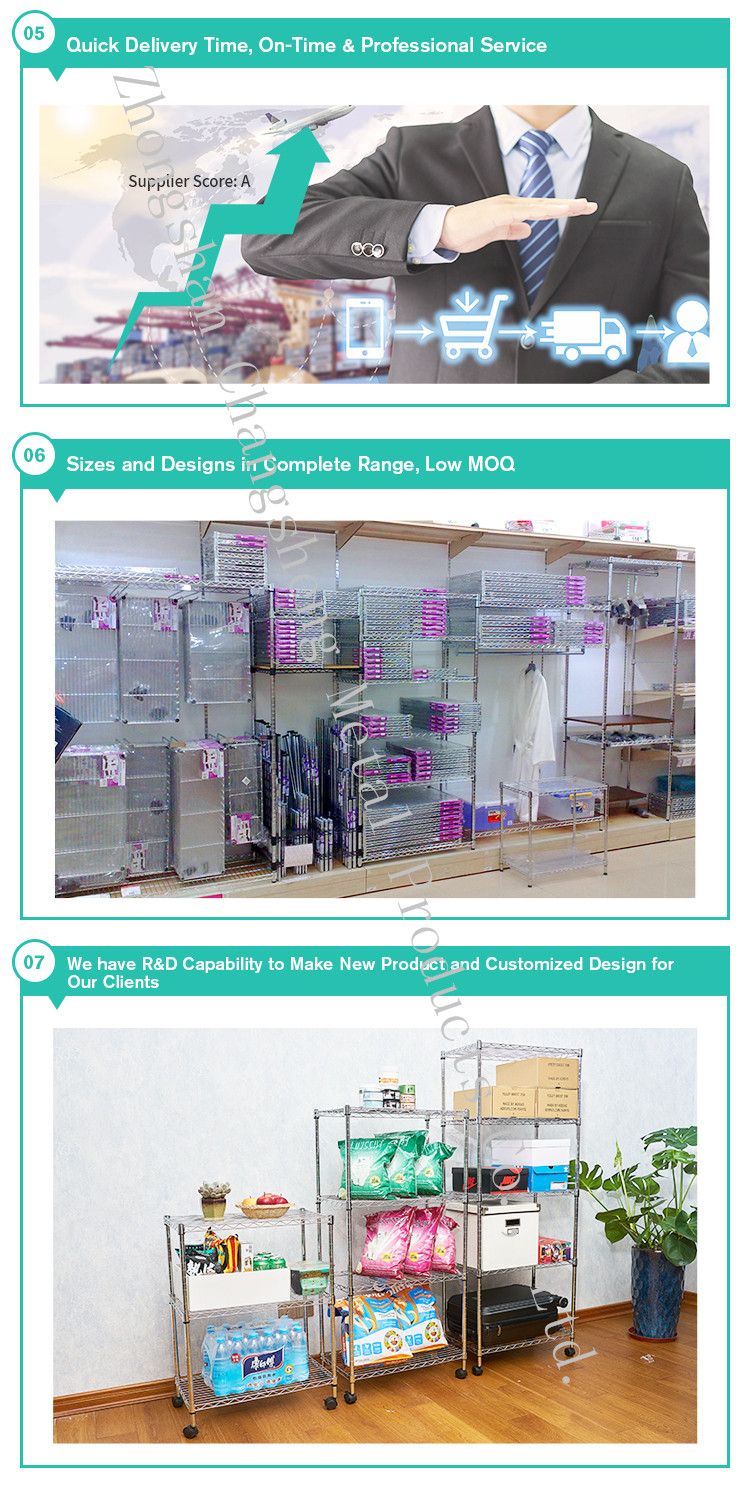 Adjustable Office File Metal Storage Cart/File Metal Trolley