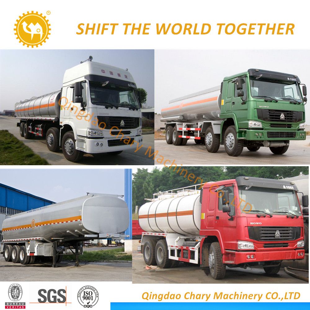 40000 Liter Oil Mobile Tanker in Fuel Tank Trialer Angola