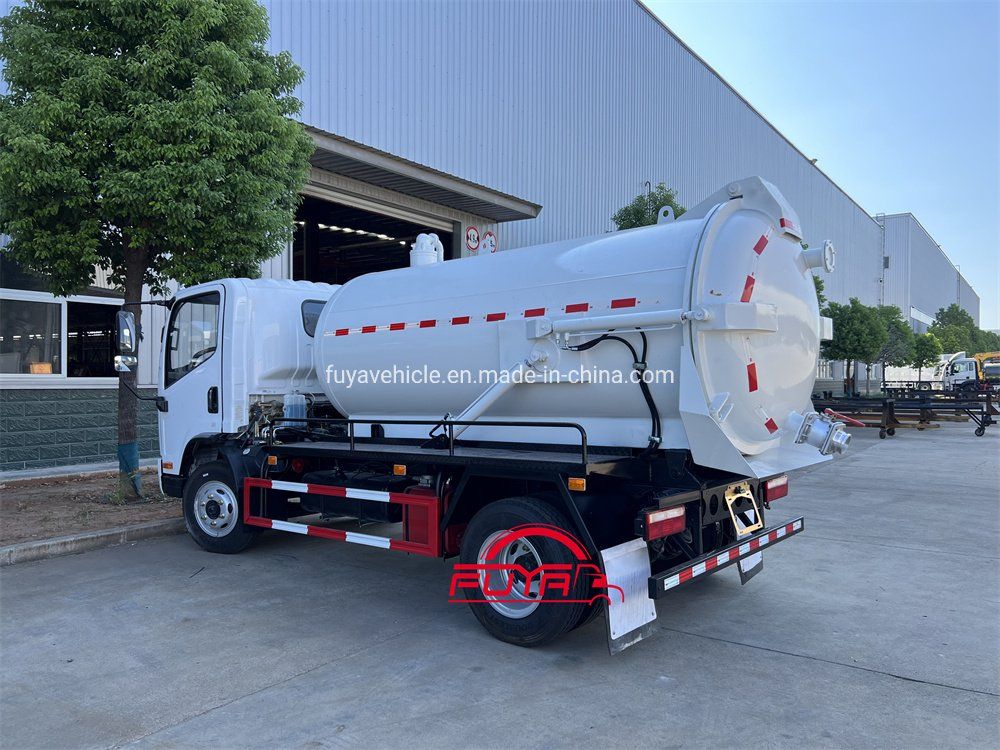 Factory Supply 6m3 6 Cubic Meters 6ton 6000 Liters Sewer Suction Vehicles