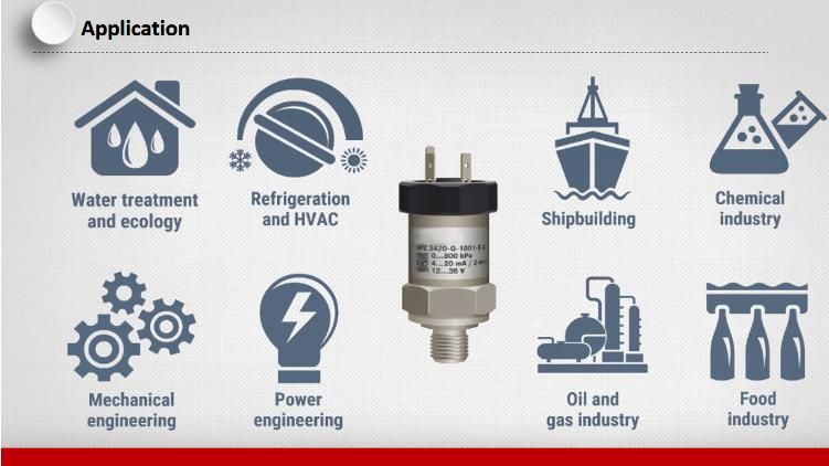 RS 485 4-20mA 300psig Pressure Transmitter