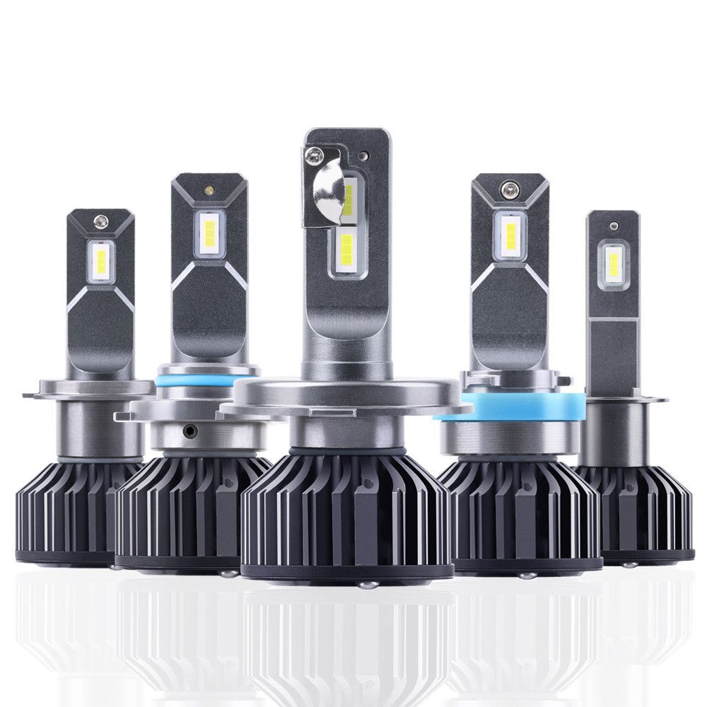 Car LED Headlights Modified L8 Near and Far Light Bulbs H7h4h11 Decoding Before Illuminated Large Headlights