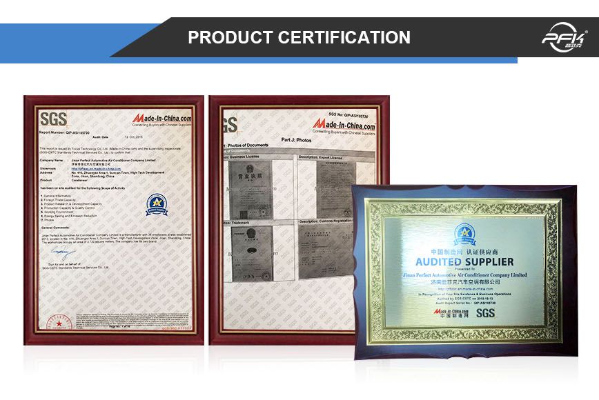 Auto Air Conditioner Pats of AC Condenser