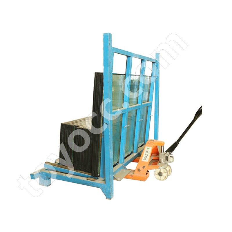 Colorful L Rack with Right Degrees for Glass Transportation and Glass Storage