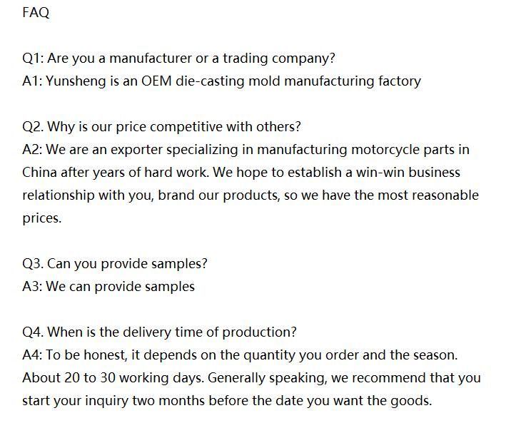 Motorcycle Parts Crankshaft Wahoo Wanhoo Motor Cover for Tricycle800c Factory