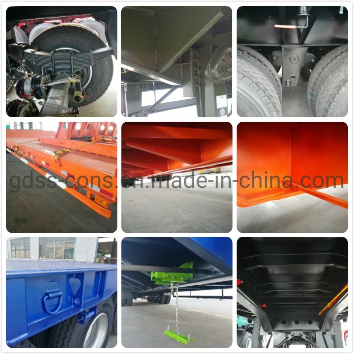 Hot Port Use 40FT 3 Axle Truck Chassis Container Semi Trailer