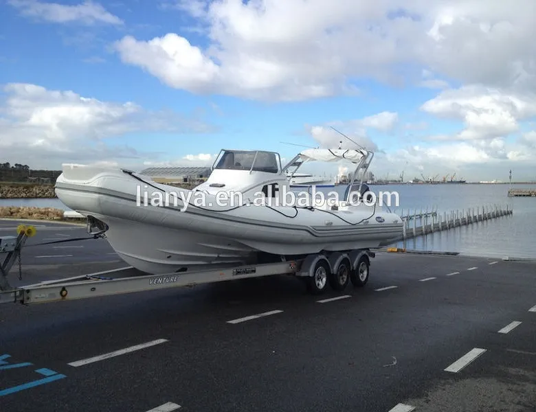 Liya 8.3m Fiberglass Inflatable Rib Speed Boat