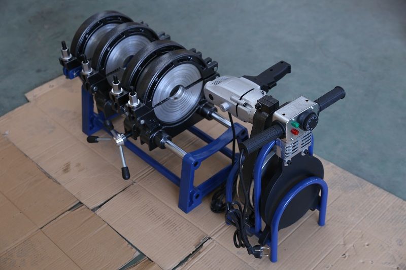 63-250mm 4 Rings HDPE Plastic Pipes and Fittings Manual Butt Fusion Machine