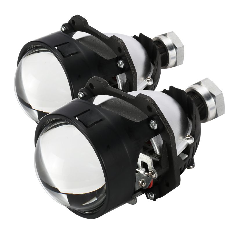 Factory Wholesale Car LED Headlights 45W 5500K Mini Size 2.5 Inch Motorcycle Bi LED Projector Lens Headlights