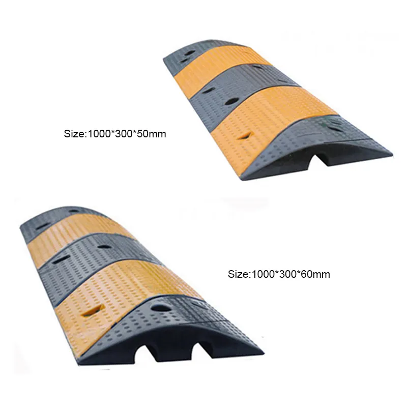 2 Channels New Style Big Size Rubber Base Cable Protector