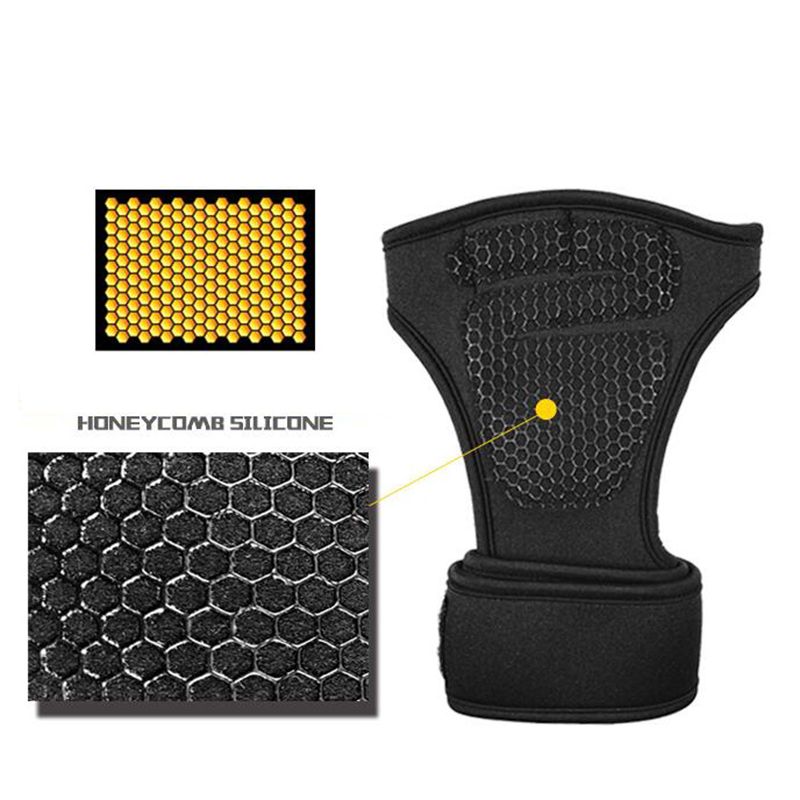 Training Gloves with Full Palm Silicone Padding and Extended Wrist Wraps Esg12850
