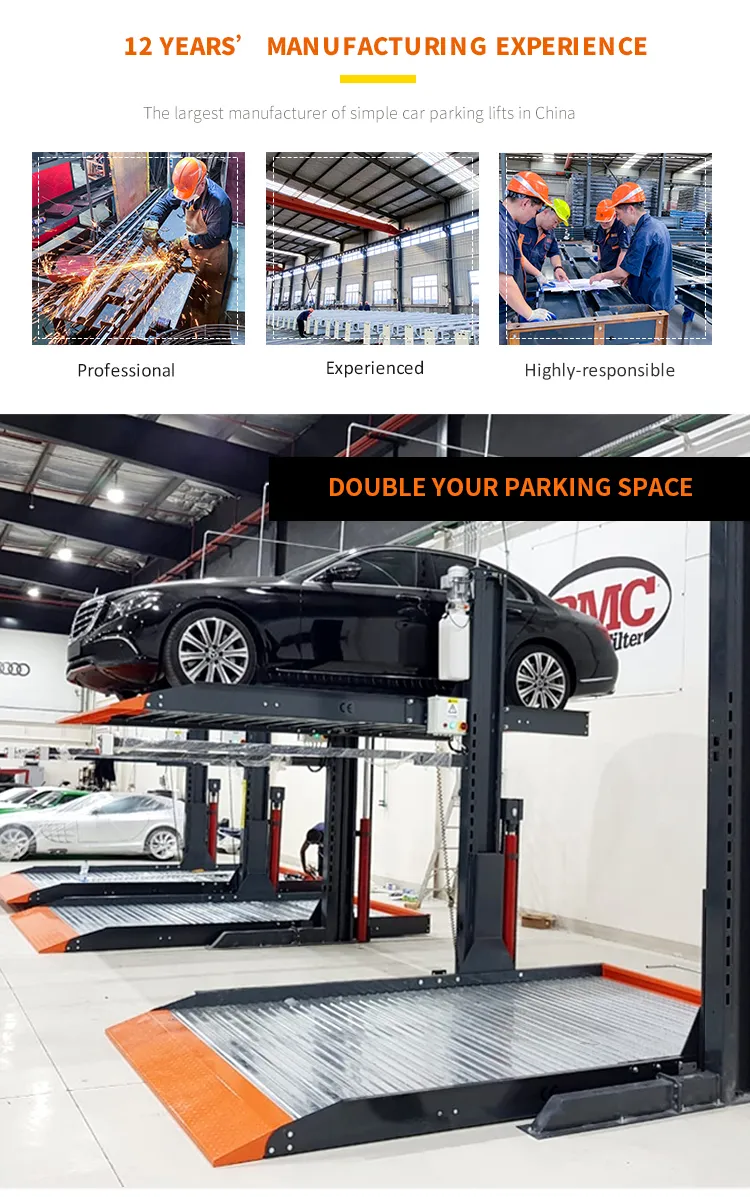Steel Structure Car Parking Lift Car Stacker