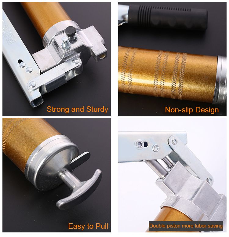 Lever Action Air Compressor Hand Pump Grease Gun Accessory Packing Tool