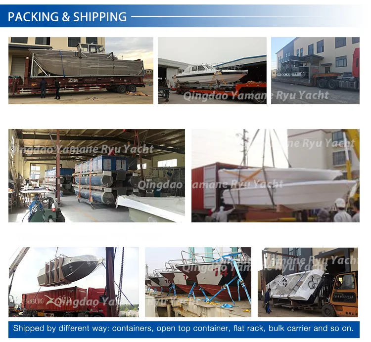 China Manufacturer New Model Marine Engine Center Console Outboard Motor Sport/Fiberglass/Motor/Fishing Boat for Speed