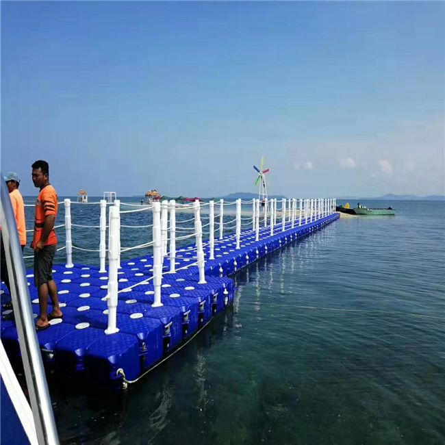 T Shape Floating Walkways with Handrails