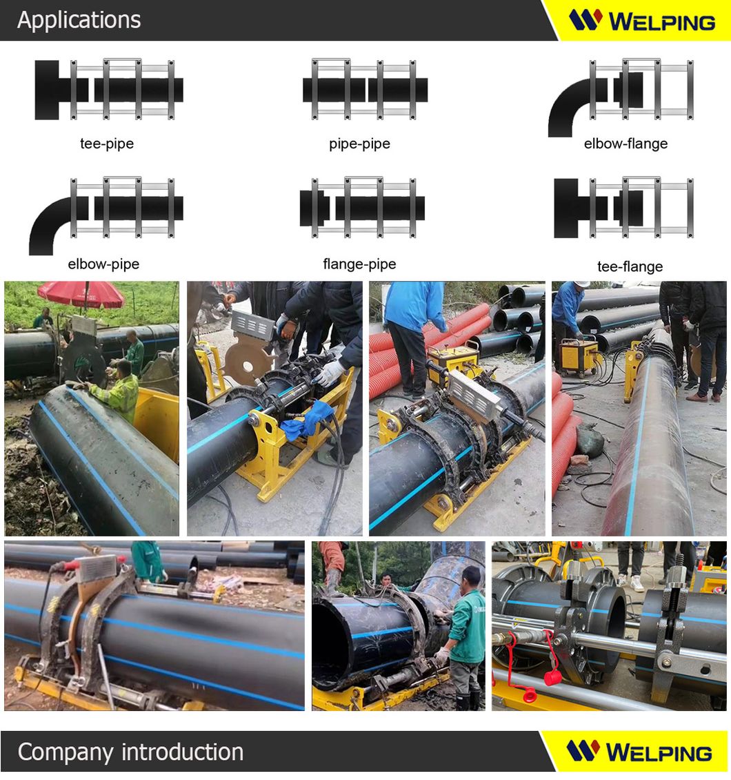 250-500mm Hydraulic HDPE Pipe Butt Fusion Welding Machine/Plastic Butt Welder
