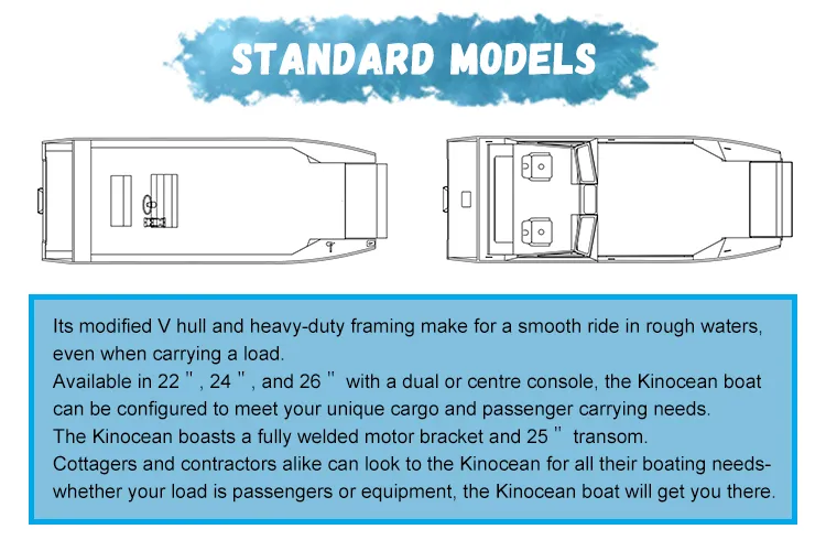 Kinocean Deep V Bottom Aluminum Landing Craft Fishing Vessel