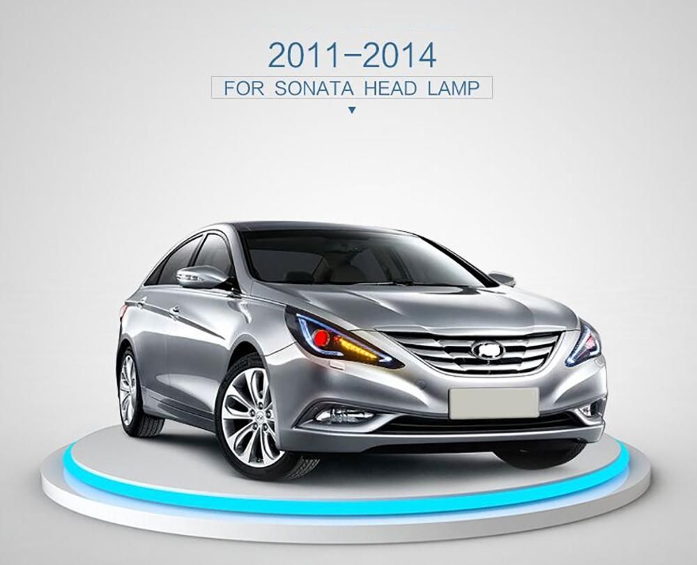 Sonata Headlight for 2011 2012 2013 2014 with The Devil Eye for Sonata LED Head Lamp