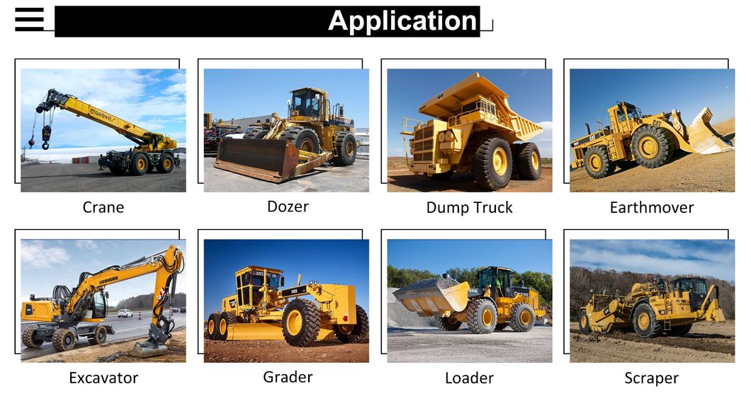 Hanmix Bias OTR Loader Dozer Grader Scraper Heavy Dump Truck Nylon Tires G2 E3/L3 E4/L4 L5 L5s 13.00-24, 14.00-24, 15.5-25, 17.5-25, 20.5-25, 23.5-25