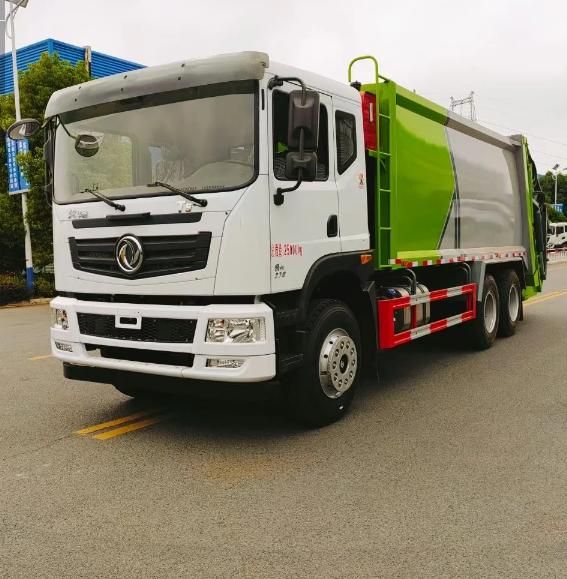 8cbm 9cbm 10cbm Dongfeng Hydraulic Automated Loading Garbage Compactor Compression Truck