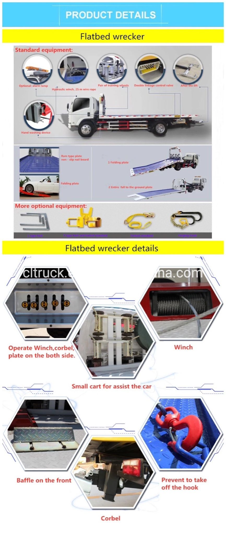 50 Tons Rotator Tow Wreckers 8X4 Independent Boomlift and Underlift Rotating Towing Truck