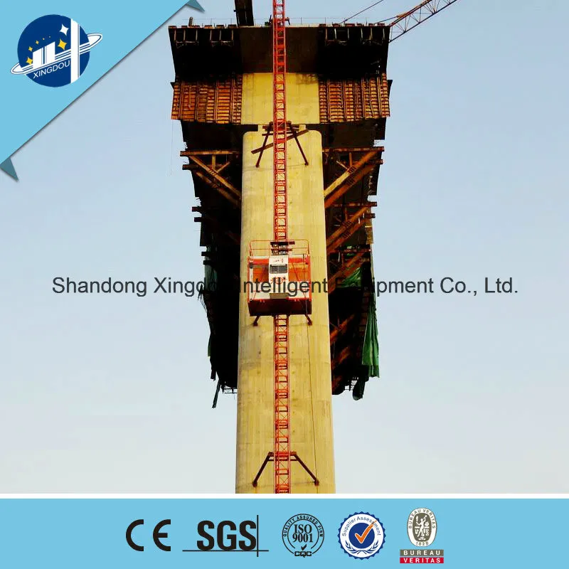 Building Construction Hoist Sc200/200, Electric Hoist, Electric Motor with Double Cage by Beidou