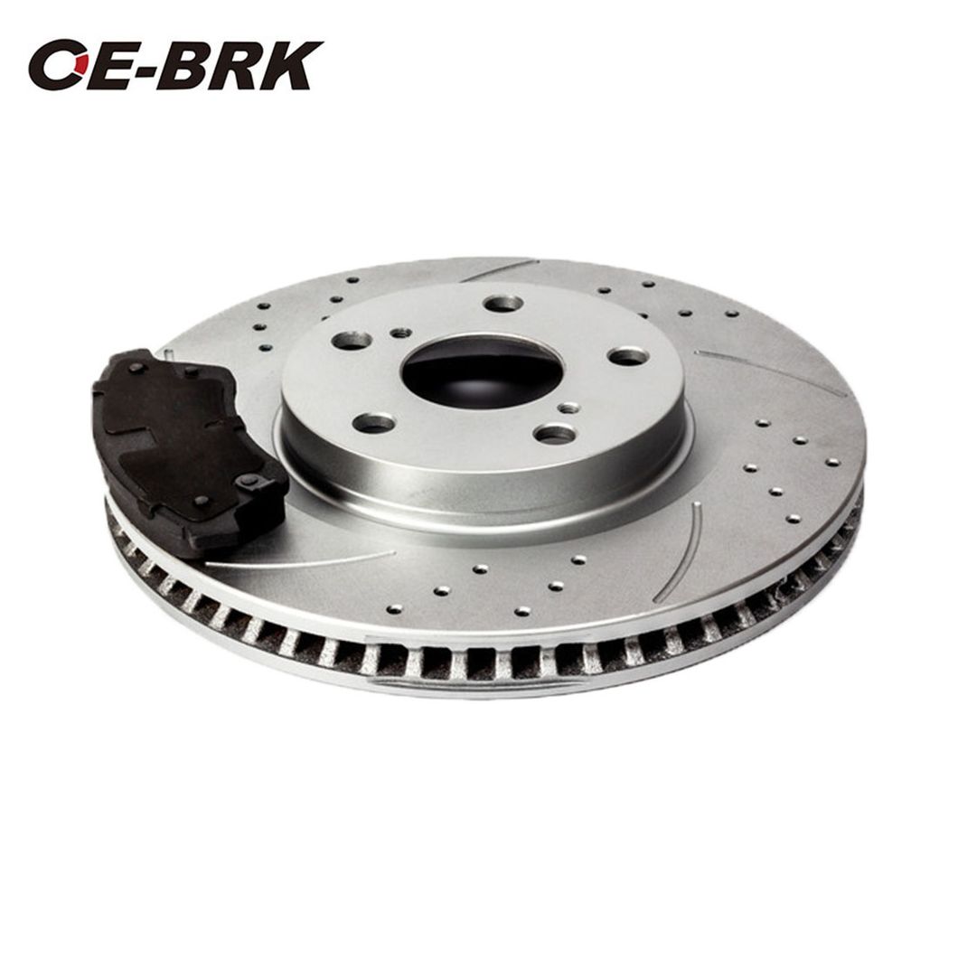 Hot Selling Braking System Sollted and Drilled Brake Disc/Plate Rotor for Honda