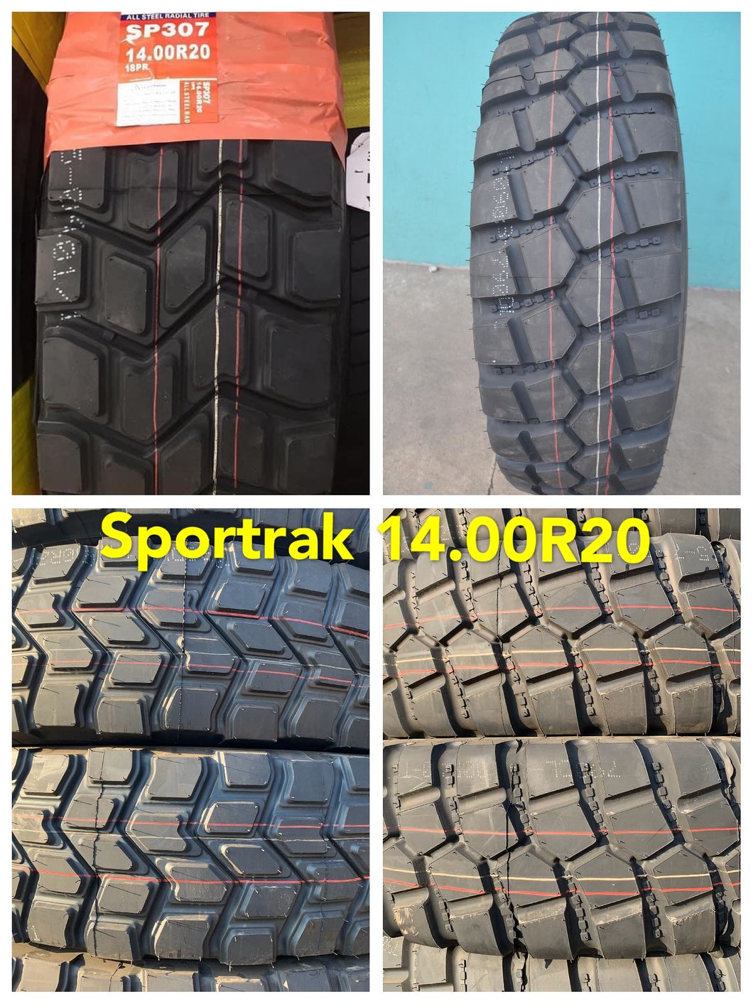 TBR Tyre All Steel Wire OTR Tyres 395/85r20 1400r20 16.00r20 1400 R20 with Fast Delivery Date