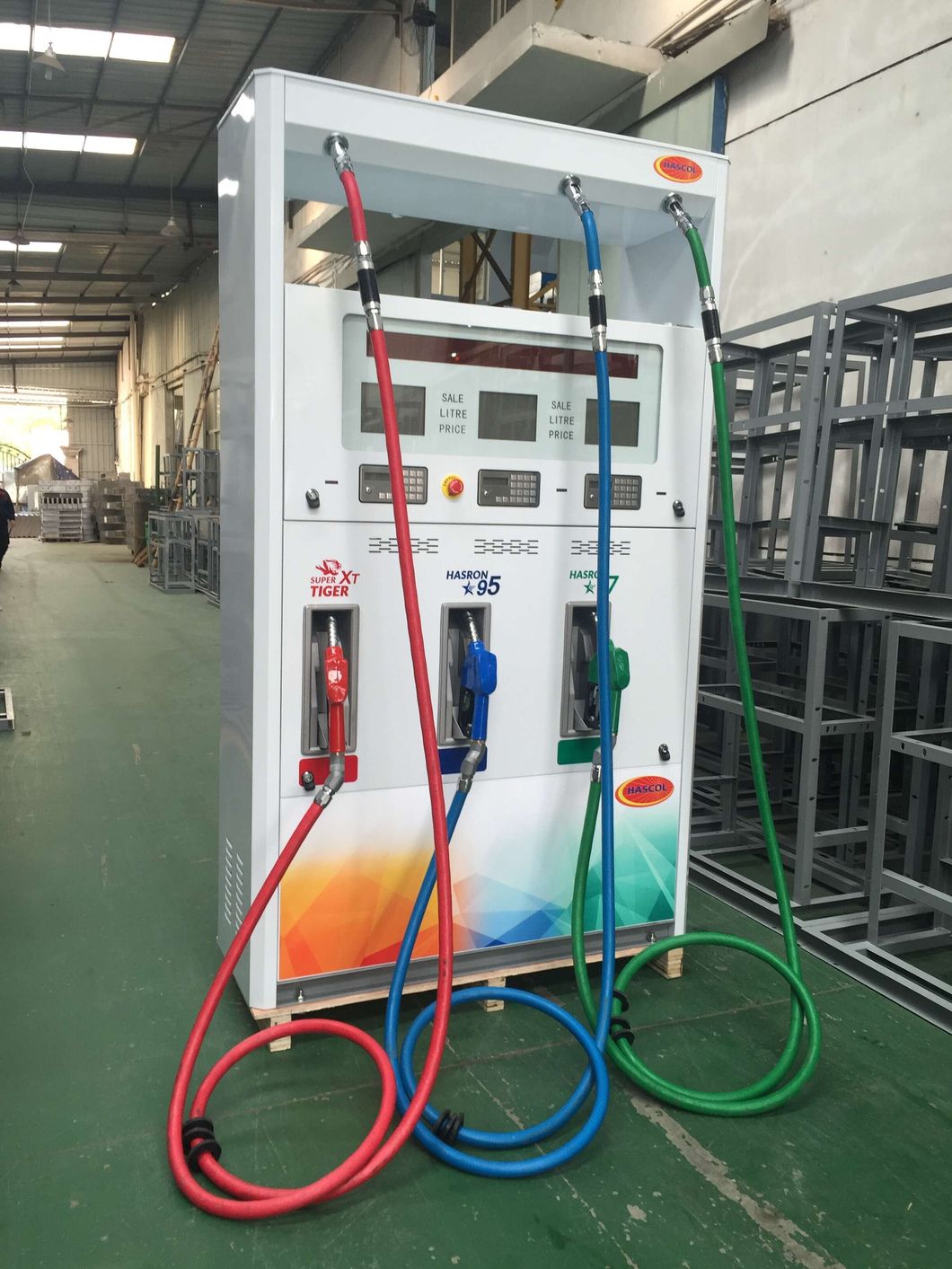 Gas Station Tatsuno Tokheim Pump 8 Fuel Nozzle Fuel Dispenser
